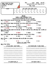 Đề kiểm tra giữa học kì II Toán, Tiếng việt khối 5 - Năm học 2016-2017 - Trường Tiểu học Trần Thới 2